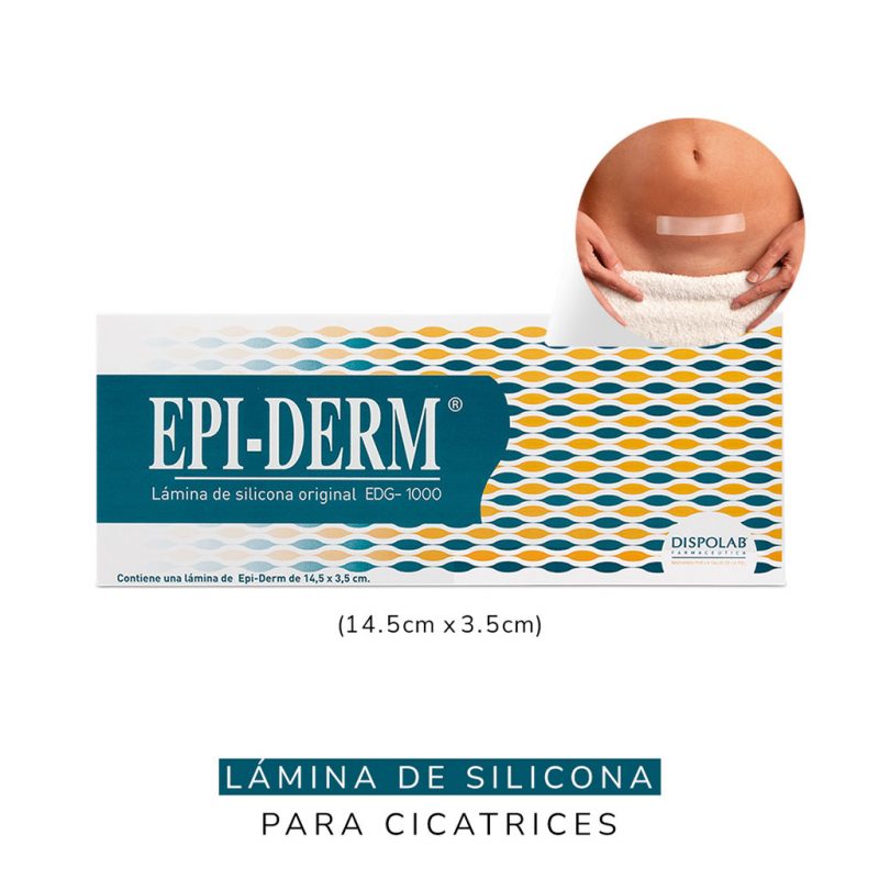Lámina Epi-derm cicatrices queloides