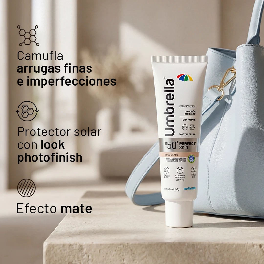 Umbrella Perfect Skin Tono Claro SPF 50+ 50 g - Imagen 4