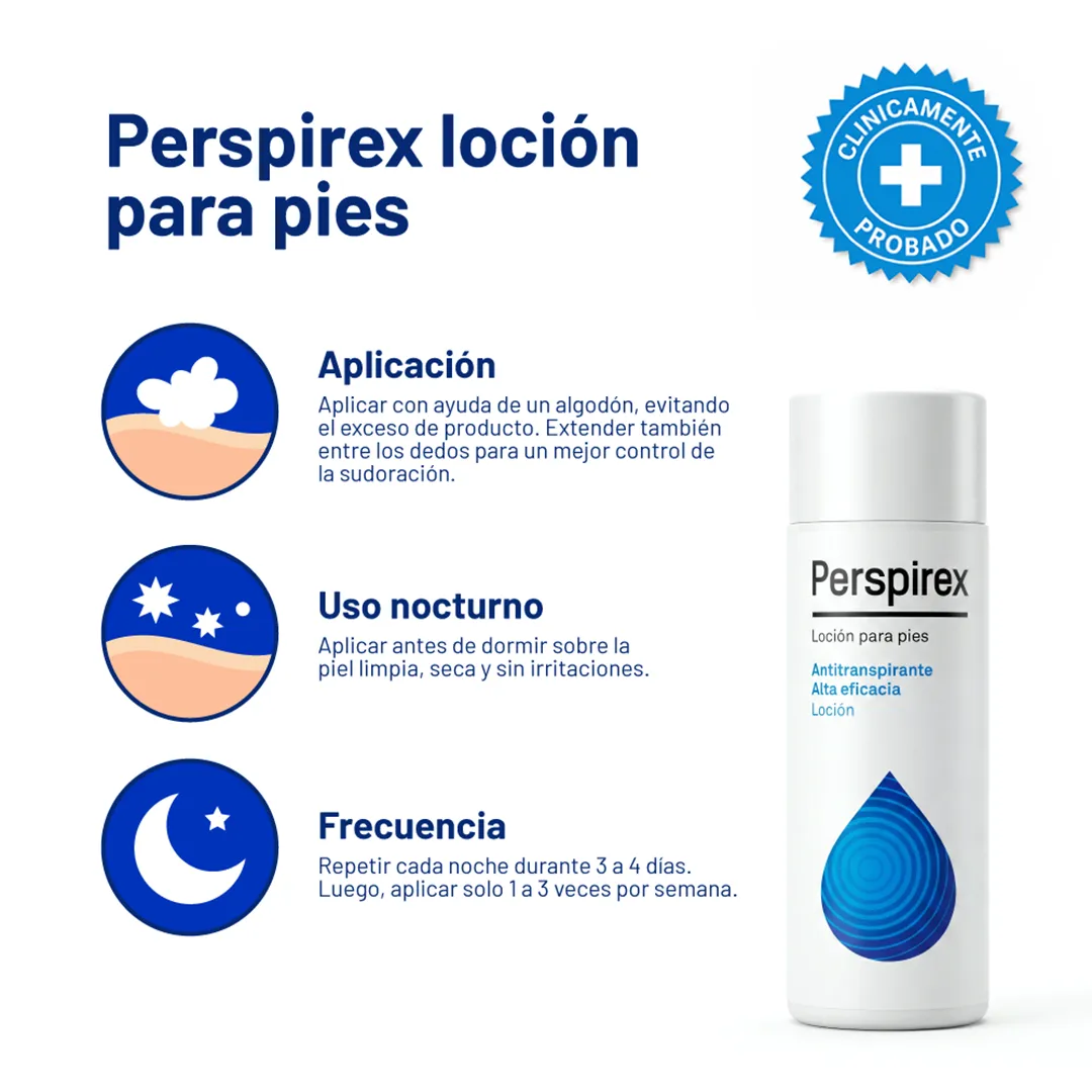 Perspirex Loción Para Pies 100 ml - Imagen 5