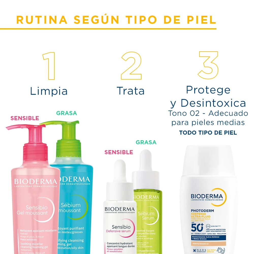 Bioderma Photoderm XDefense Ultra-Fluido SPF50+ Tono Medio - Imagen 2