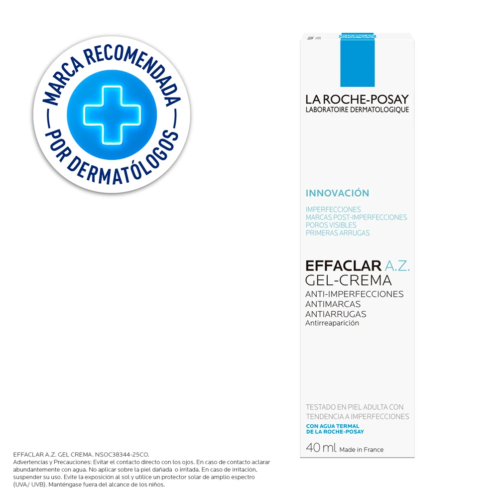 EFFACLAR AZ CREMA La Roche-Posay 40ml - Imagen 3