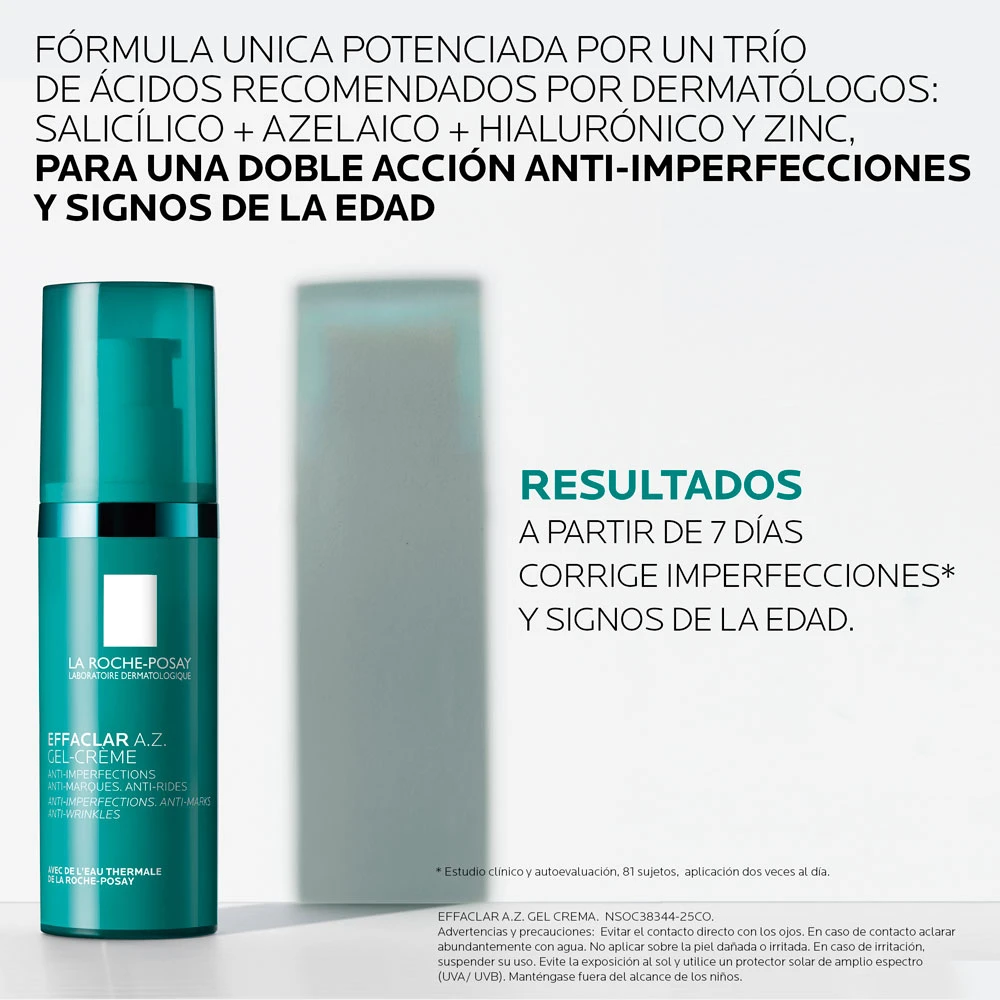 EFFACLAR AZ CREMA La Roche-Posay 40ml - Imagen 5