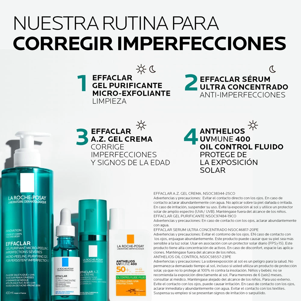 EFFACLAR AZ CREMA La Roche-Posay 40ml - Imagen 7