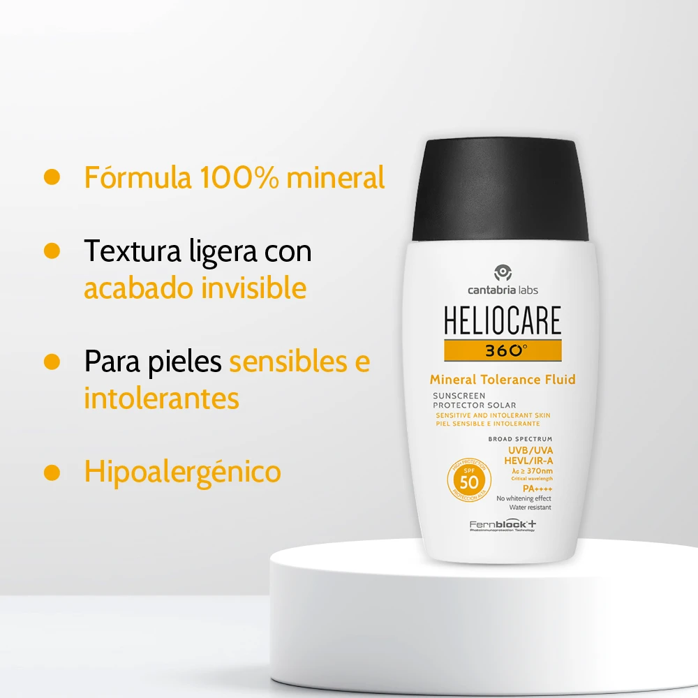 HELIOCARE 360º Mineral Tolerance Fluid SPF 50 50 ml - Imagen 2