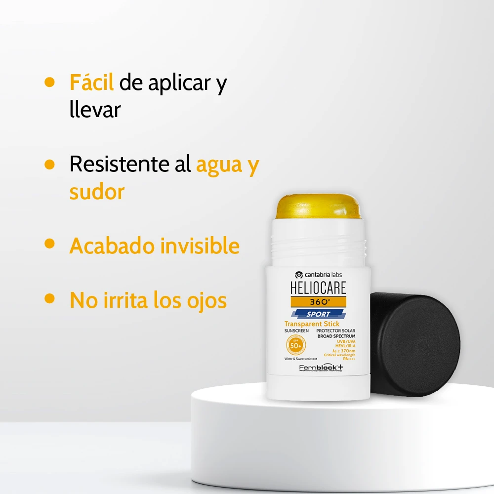 HELIOCARE 360º SPORT Transparent Stick SPF 50+ 25 gr - Imagen 2