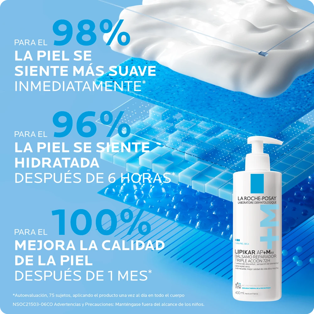 Lipikar Baume AP+Max 400ml - Imagen 3