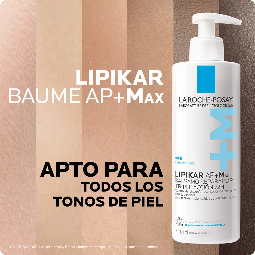 Lipikar Baume AP+Max 400ml - Imagen 4