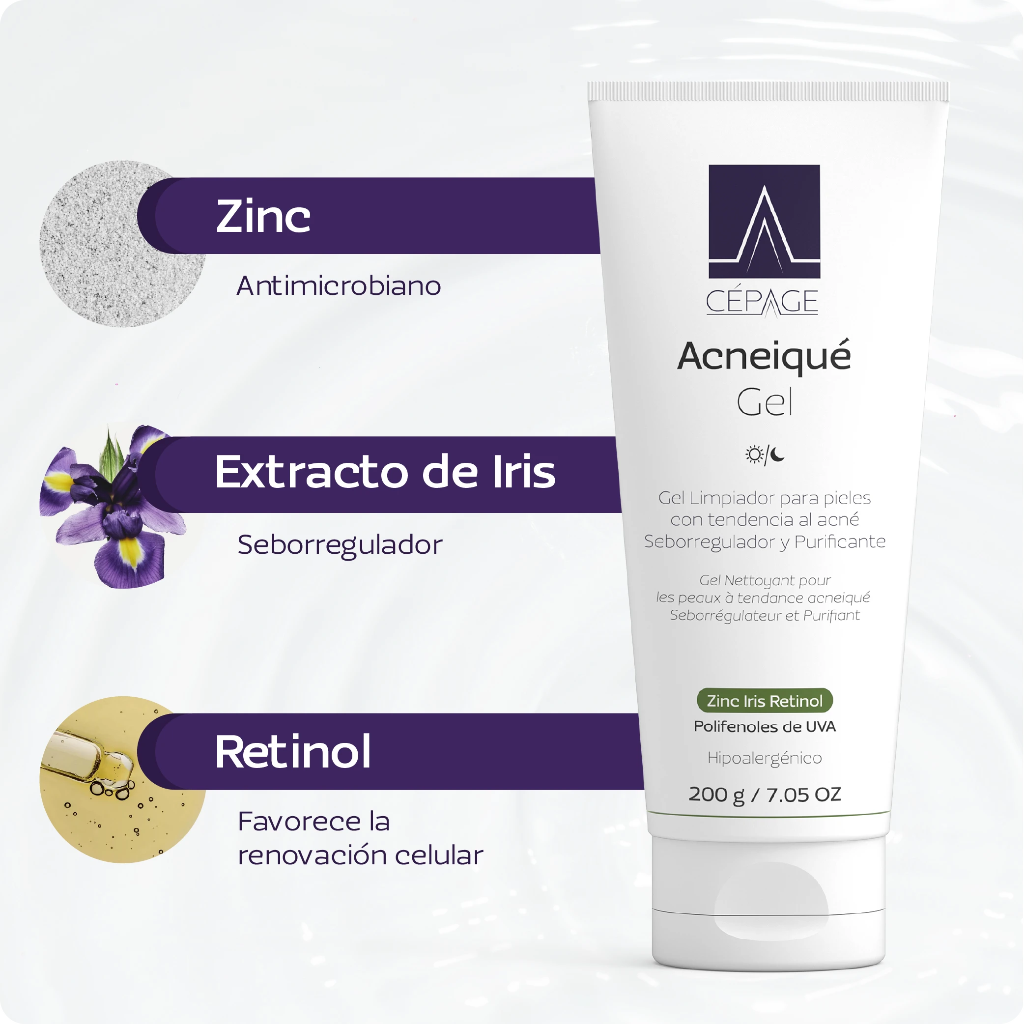 Acneiqué Gel Limpiador Seborregulador 200g - Imagen 4