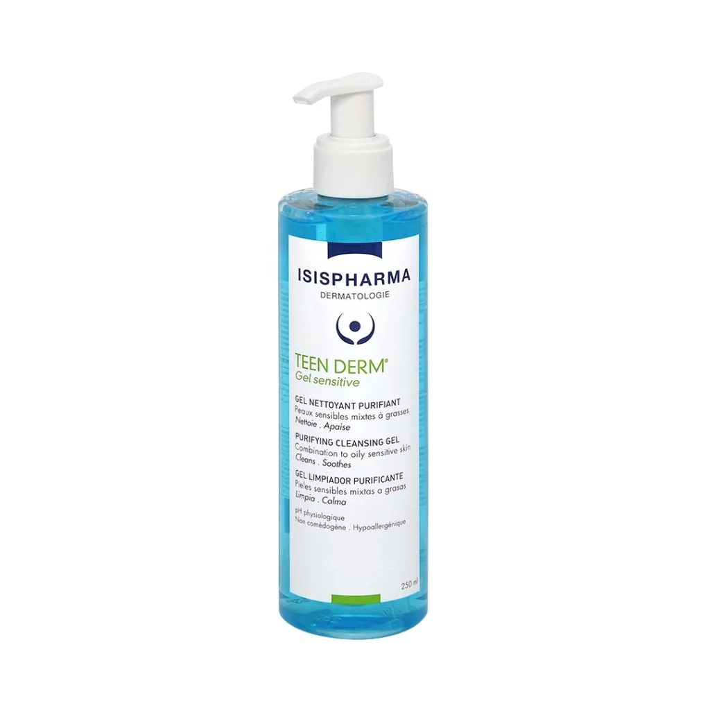 Limpiador Teen Derm Gel Sensitive 250ml