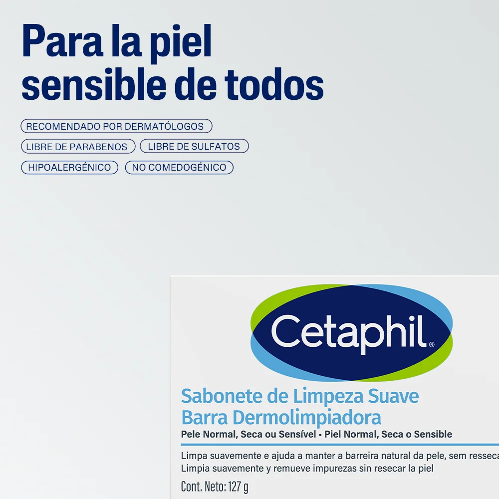 Cetaphil Barra Dermolimpiadora - Imagen 4