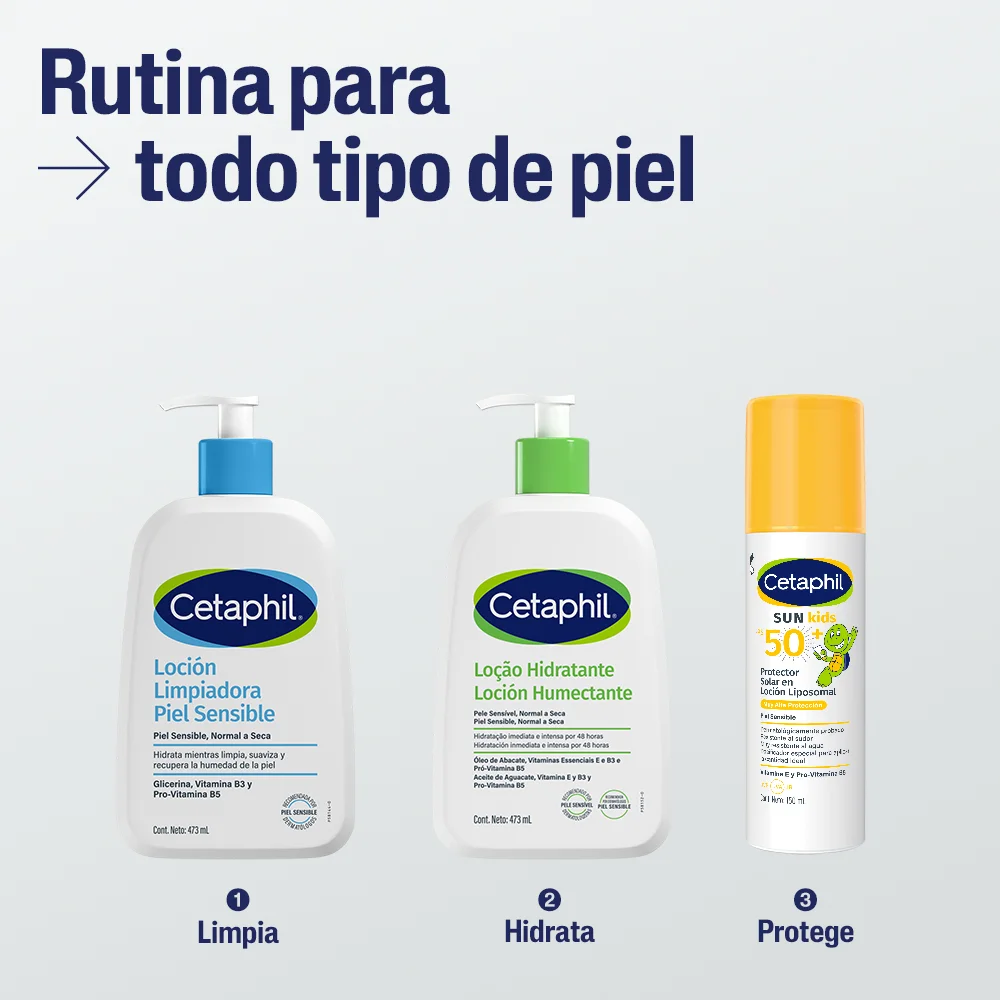 Cetaphil Sun Kids FPS 50+ Protector Solar en Loción Liposomal - Imagen 6
