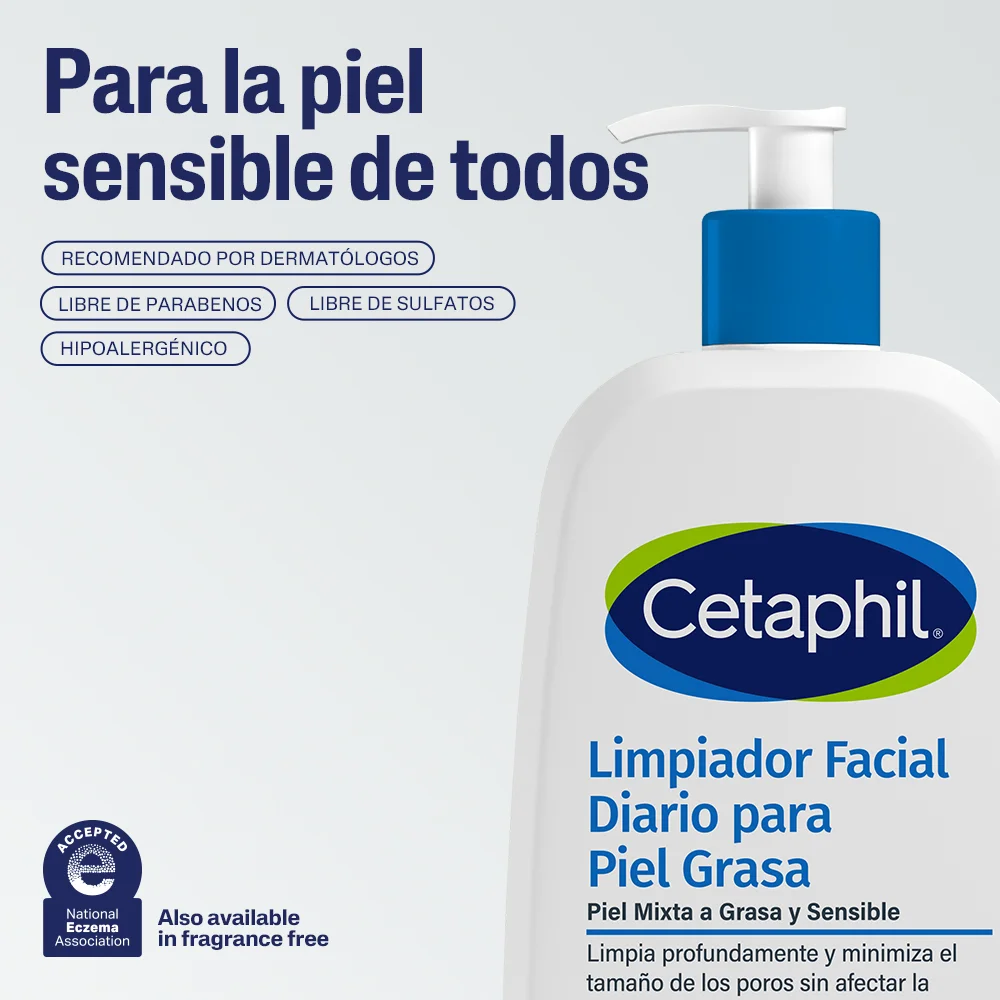 Cetaphil Limpiador Facial Diario para Piel Grasa - Imagen 4