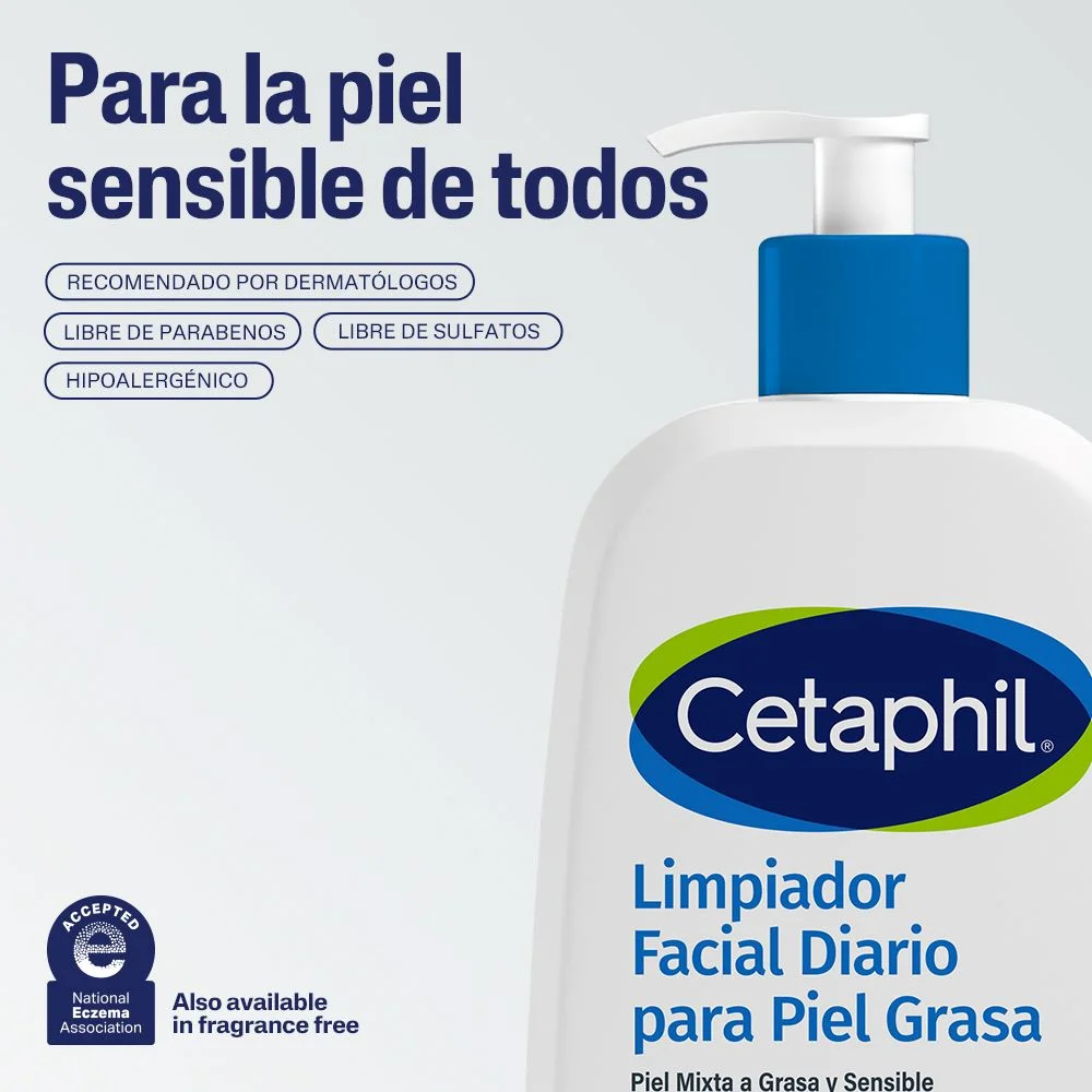 Cetaphil Limpiador Facial Diario para Piel Grasa - Imagen 4