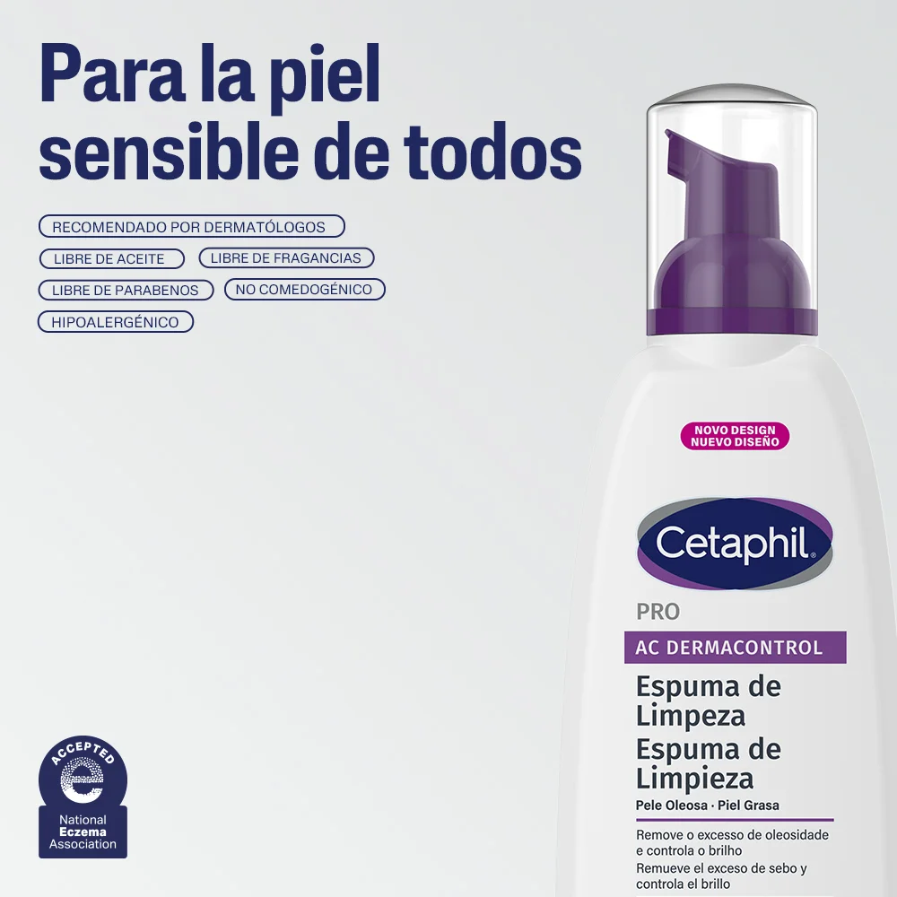 Cetaphil Pro AC Dermacontrol Espuma de Limpieza - Imagen 4