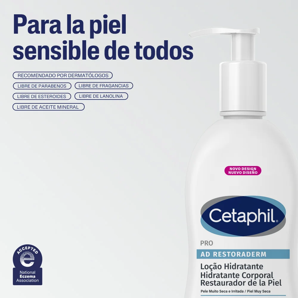 Cetaphil Pro AD Restoraderm Hidratante Corporal - Imagen 4