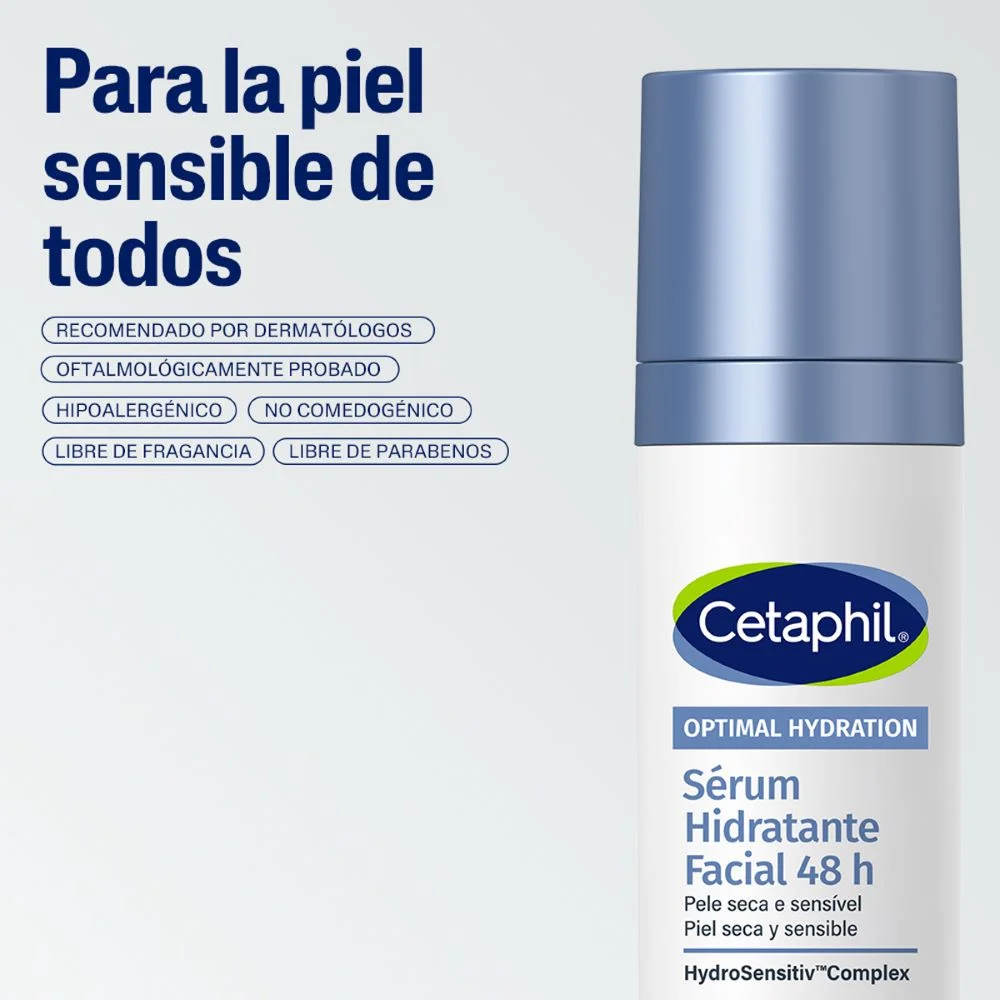 Cetaphil Optimal Hydration Serum Hidratante Facial 48 H - Imagen 4