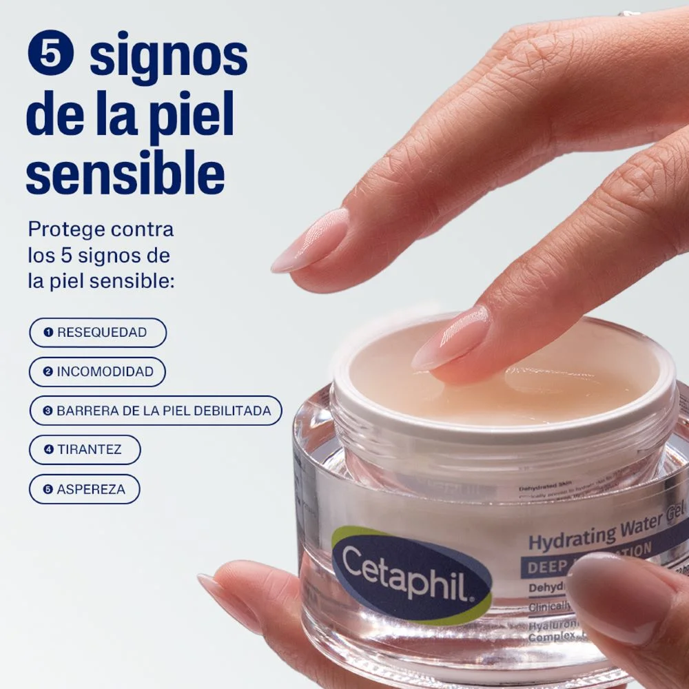 Cetaphil Optimal Hydration Water Gel Restaurador de la Piel - Imagen 8
