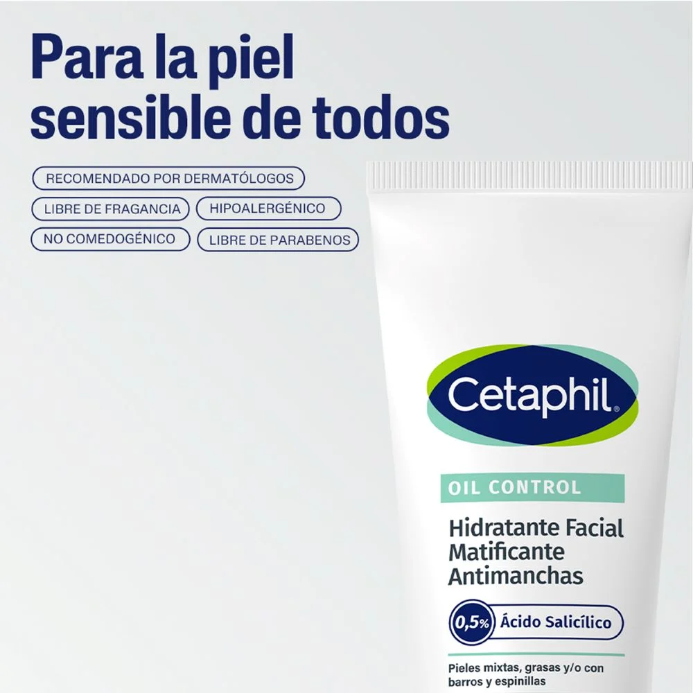 Cetaphil® Oil Control Hidratante Facial Matificante Antimanchas - Imagen 4