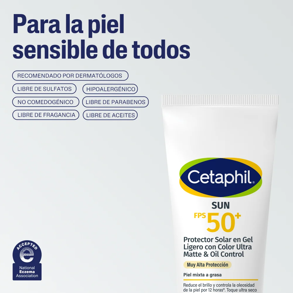 Cetaphil Sun FPS 50 + Protector Solar en Ligero - Ultra Mate & Oil Control - Imagen 5
