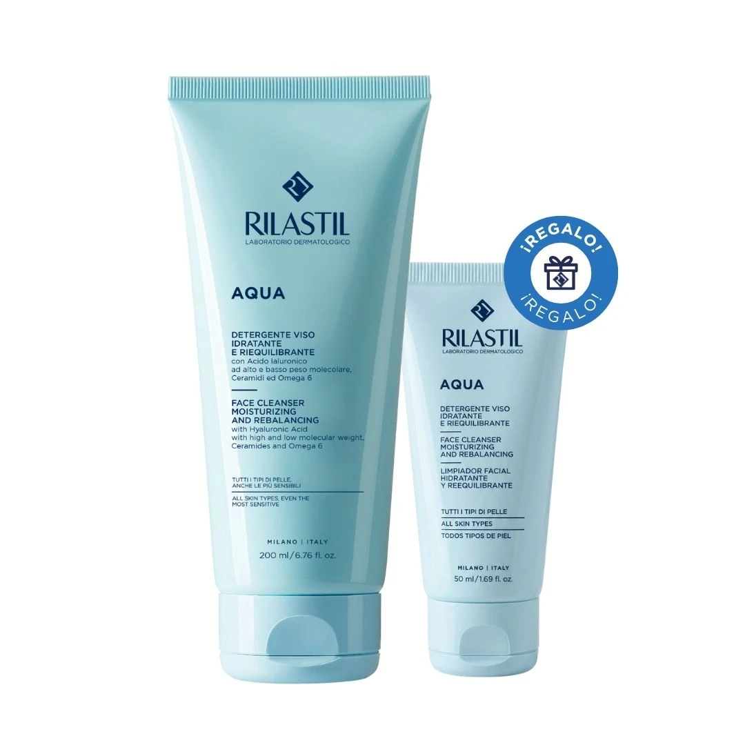 Rilastil Aqua Limpiador Facial Hidratante y Re-equilibrante 200ml