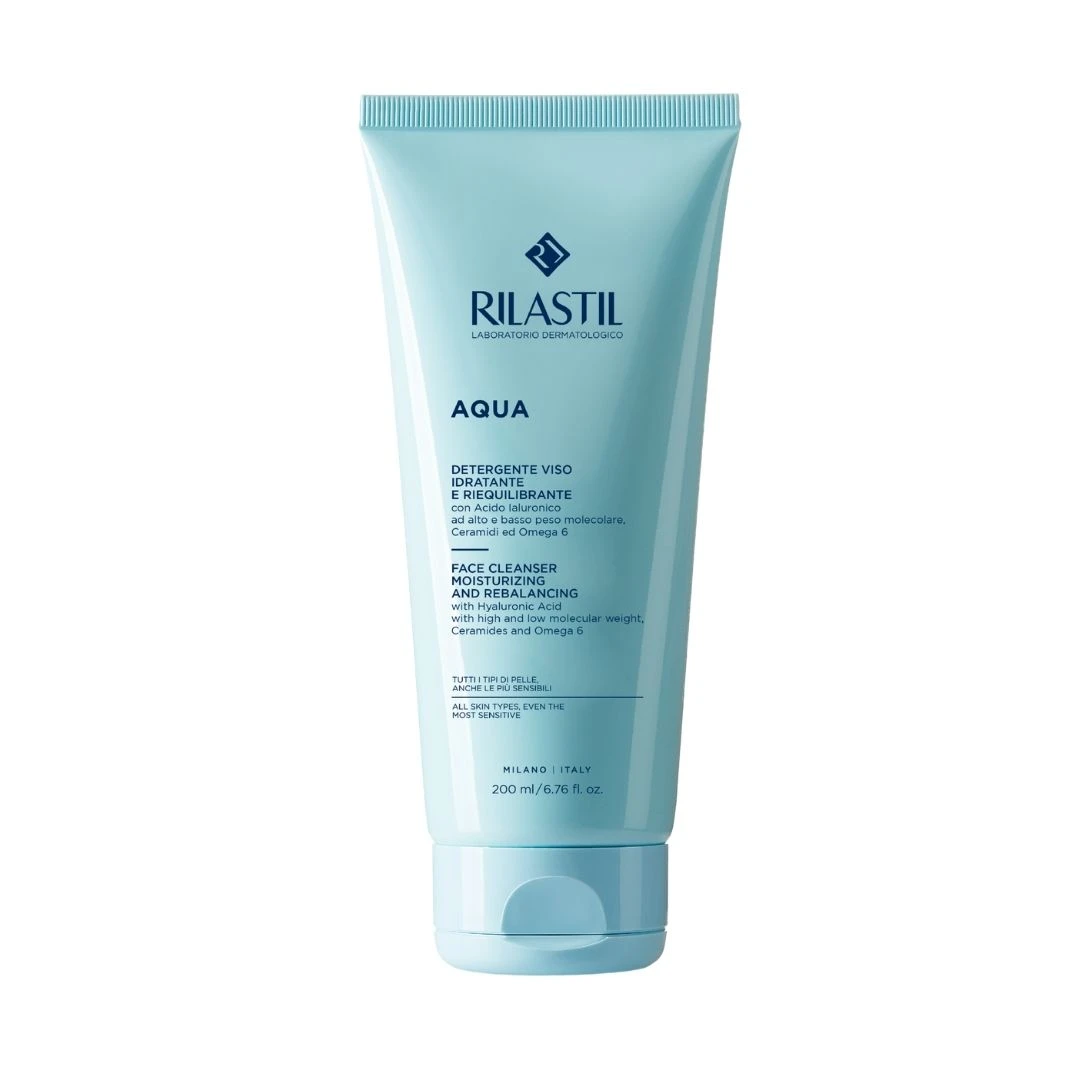 Rilastil Aqua Limpiador Facial Hidratante y Re-equilibrante 200ml - Imagen 2