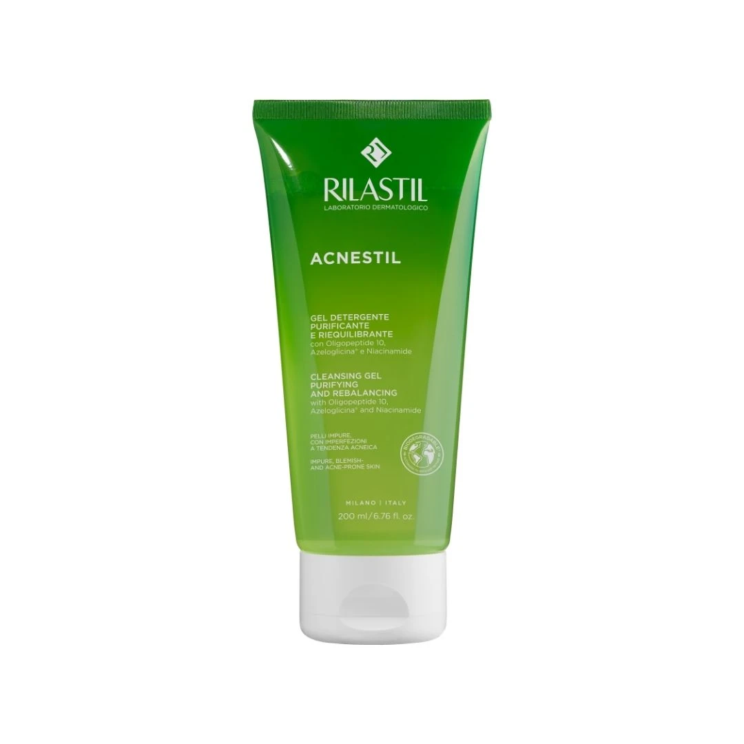 Rilastil Acnestil Gel Limpiador Purificante y Re-equilibrante 200ml - Imagen 2