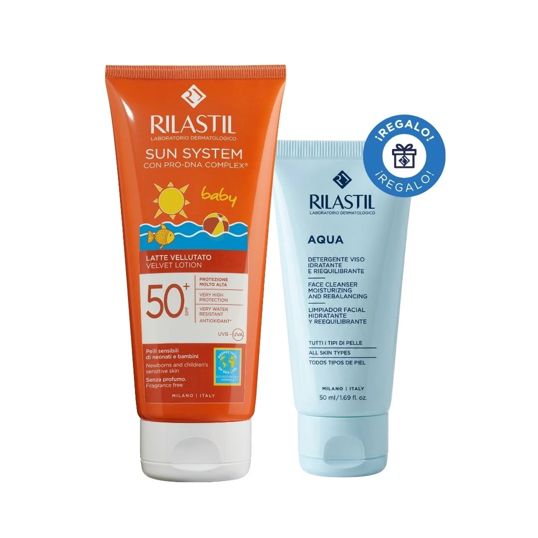 Rilastil Sun System Pediatric Velvet Lotion SPF50+ 200 ml.