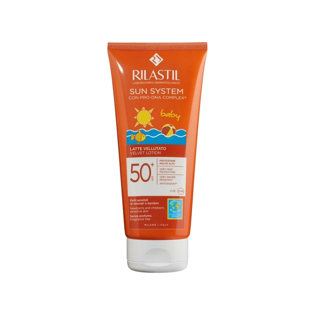 Rilastil Sun System Pediatric Velvet Lotion SPF50+ 200 ml. - Imagen 2